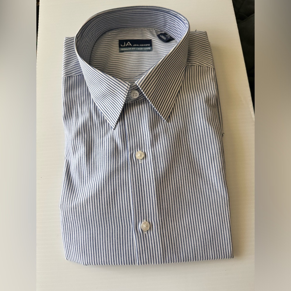 JA men’s striped dress shirt